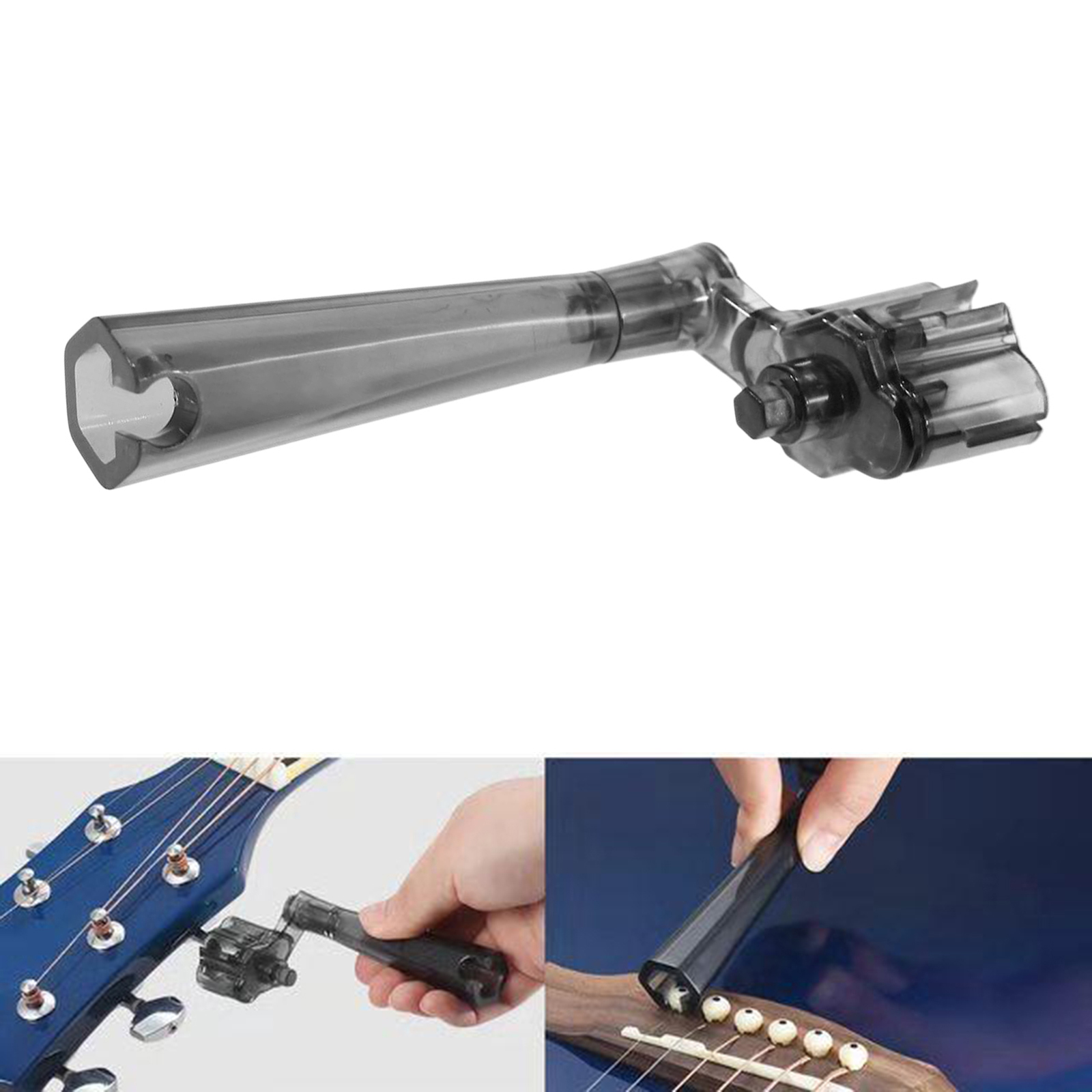 Acoustic Guitar String Winder Plastic Bass String Peg Winder Bridge Pin Puller Guitar Repair Maintenance Tool
