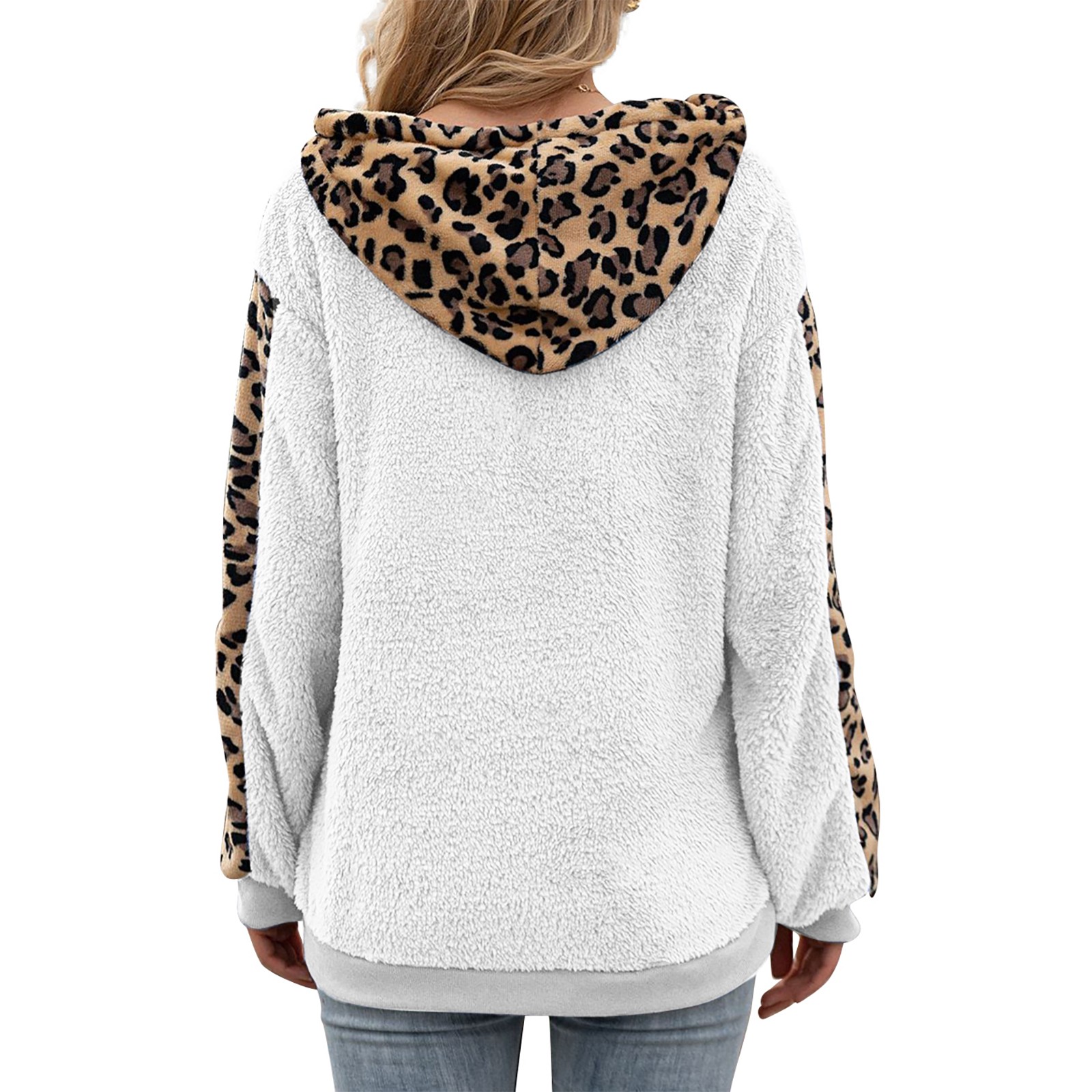 Quarter Zip Faux Sherpa Pullover 