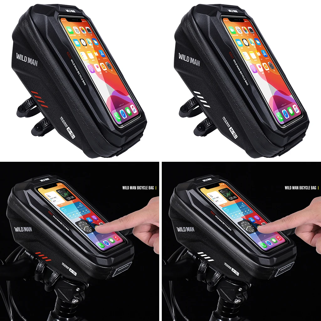 Bicycle Bags Front Frame High-quality MTB Bike Bag Cycling Accessories Waterproof Screen Touch Top Tube Phone Bag Holder