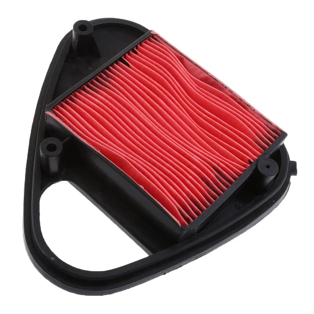 1 Pcs Motorcycle Air Filter Cleaner Element For Honda NV400 Steed VT600 Plastic+Filter Paper 7.6 x 7.7 Inch