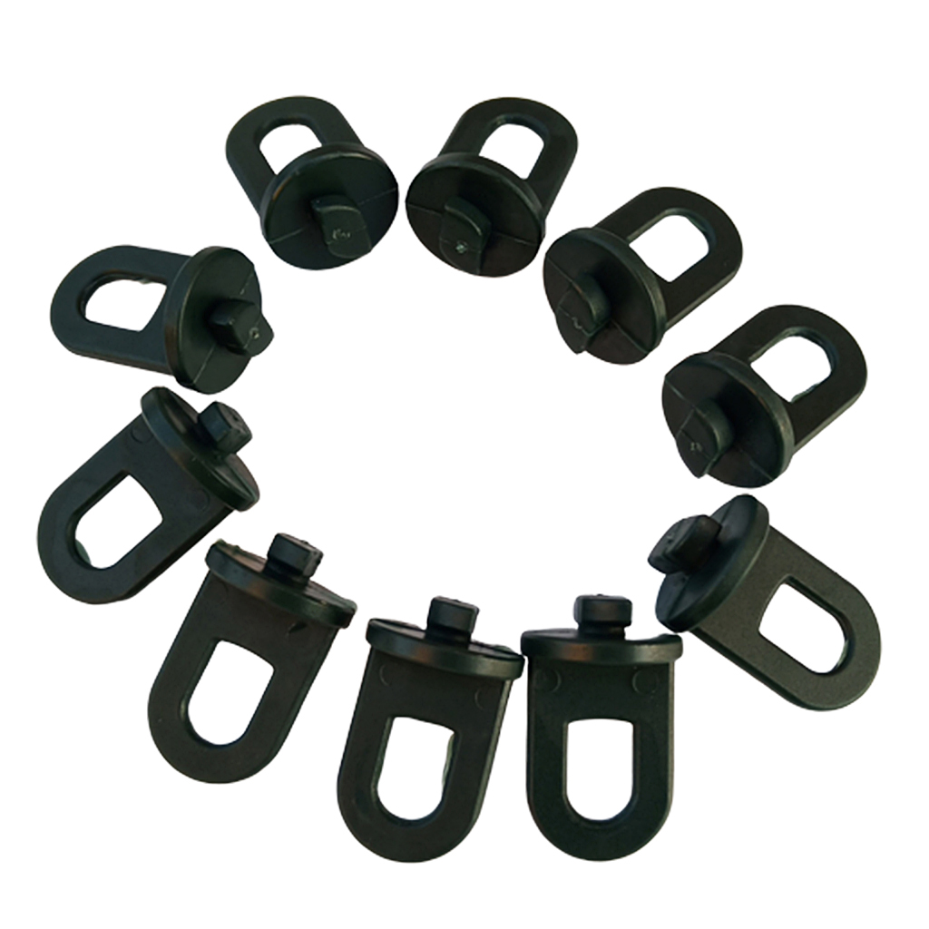 10-pack Plastic Greenhouse Hanging Hooks Plant Flower Hangers Garden Tool