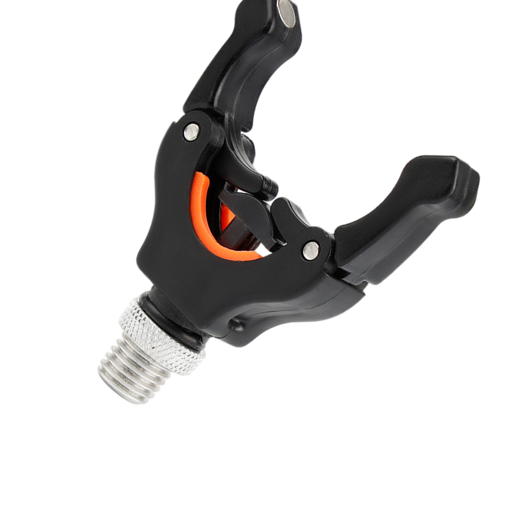 Portable Fishing Rod Pod Rest Head Butt Lock Gripper Fishing Pole Bracket Clips