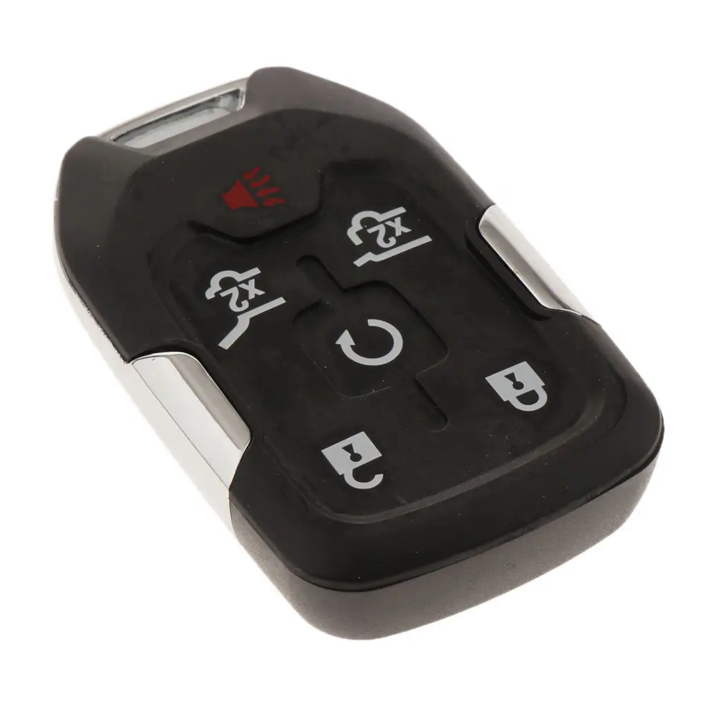  Entry Remote Control Car Key Fob Case Shell 6 Button Pad Outer Cover for GMC