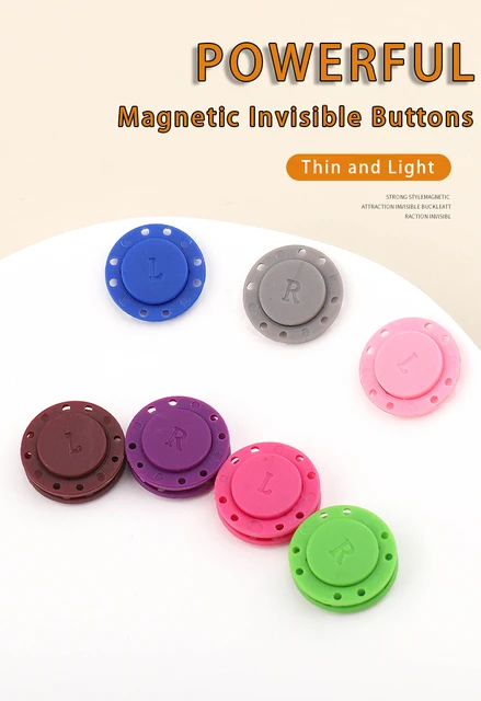5 Pair Invisible Magnetic Buttons Sewing Accessories Jacket Cardigan  Concealed Buckle Handwork Clothing Decoration Buttons