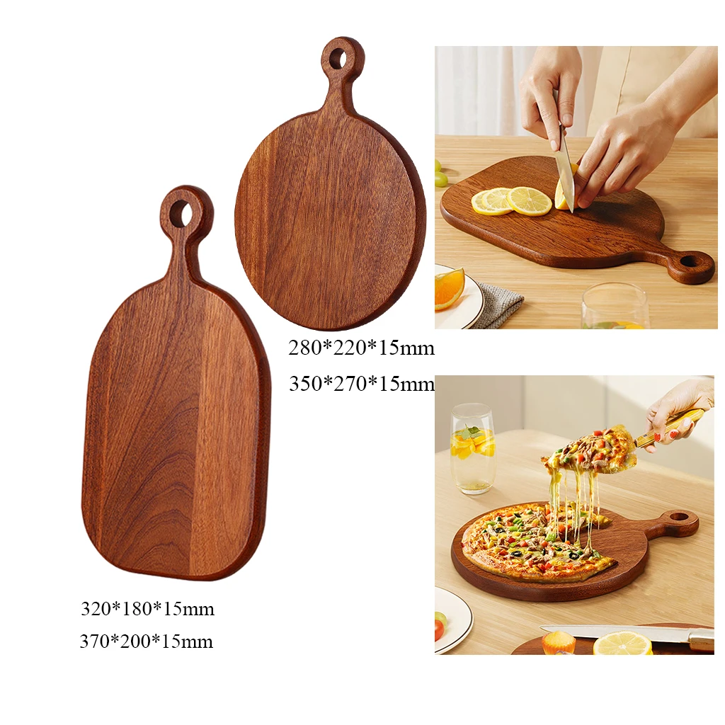 Pizza Peel Wood Serving Dish Pizza Board Pizza Pallet Cutting Board for Kitchen Cafe Bar