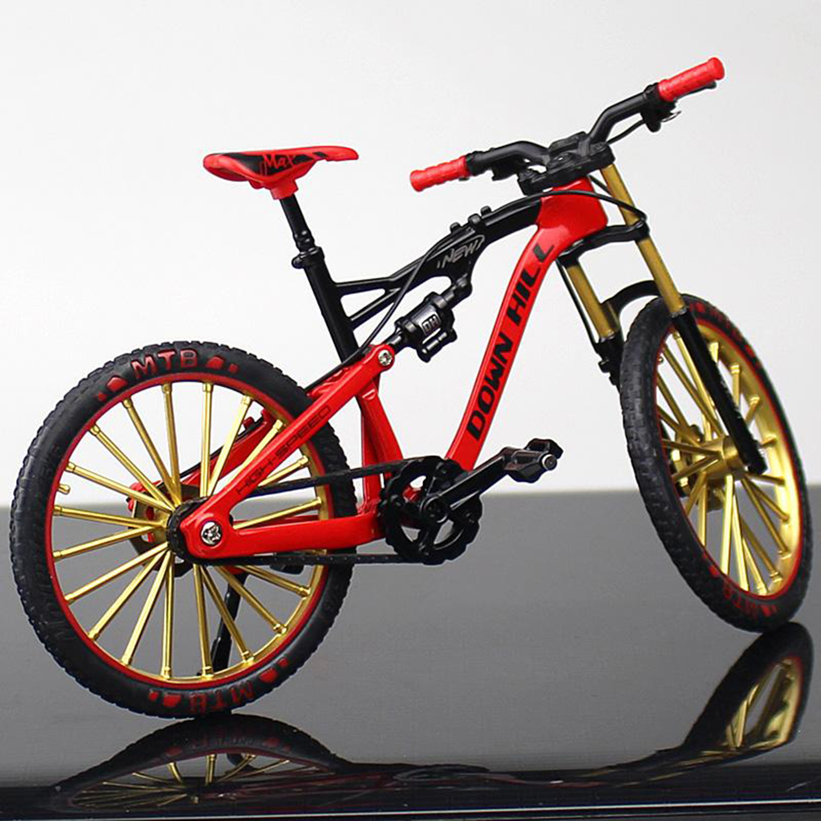 Bicycle Model Kids Bike Toy Mountain Bike Mountain Bike Collection Red Toys & Hobbies Contemporary Manufacture