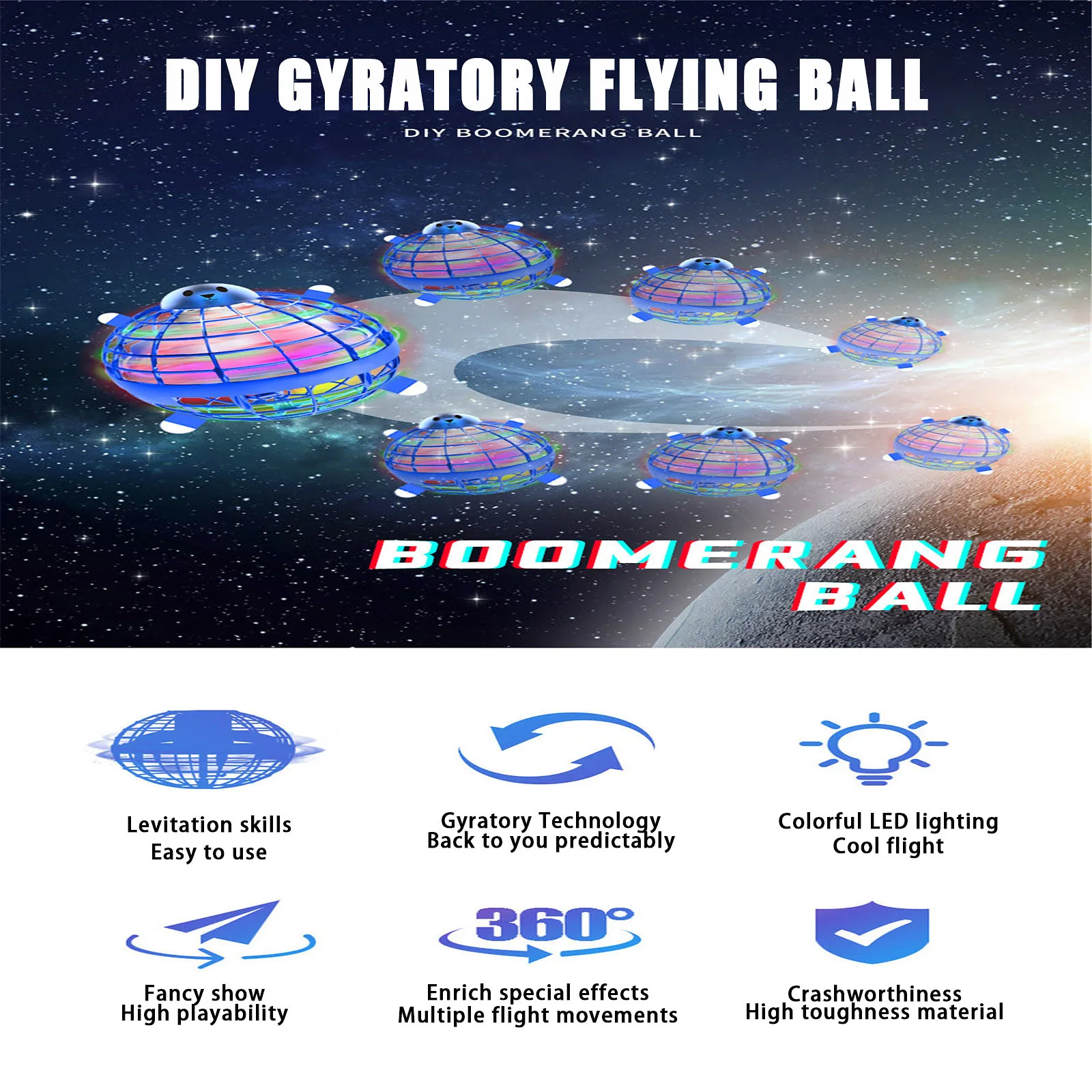 TESIMAI Maneuver Fly Ball DIY Mini Aircraft Maneuver Suspension