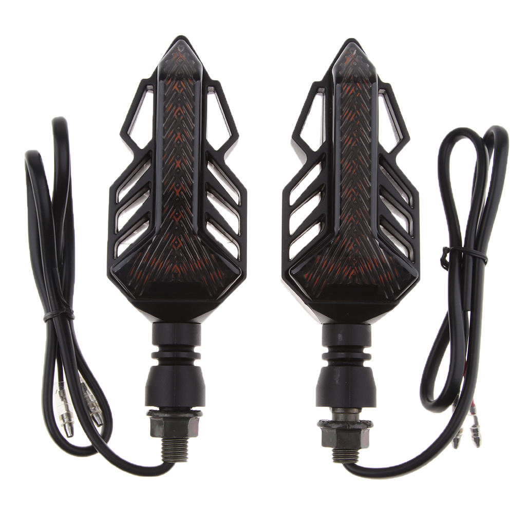 2x 12V Integrated LED Brake Light & Turn Signals Indicator Light Blinker Lamp for Motorcycles Dirt Pit Bike