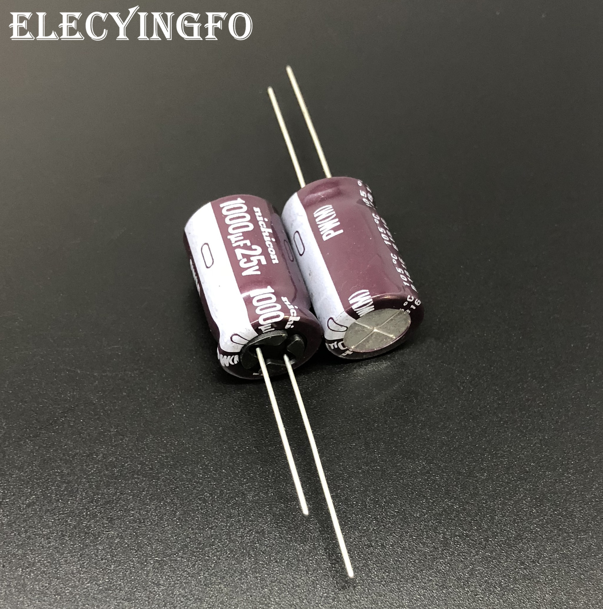 10 stücke/100 stücke 100 0uF 25V NICHICON PW Serie 12,5 x20mm Niedrigen Impedanz Lange Lebensdauer 25V 100 0uF Aluminium-elektrolytkondensator – Detail 1