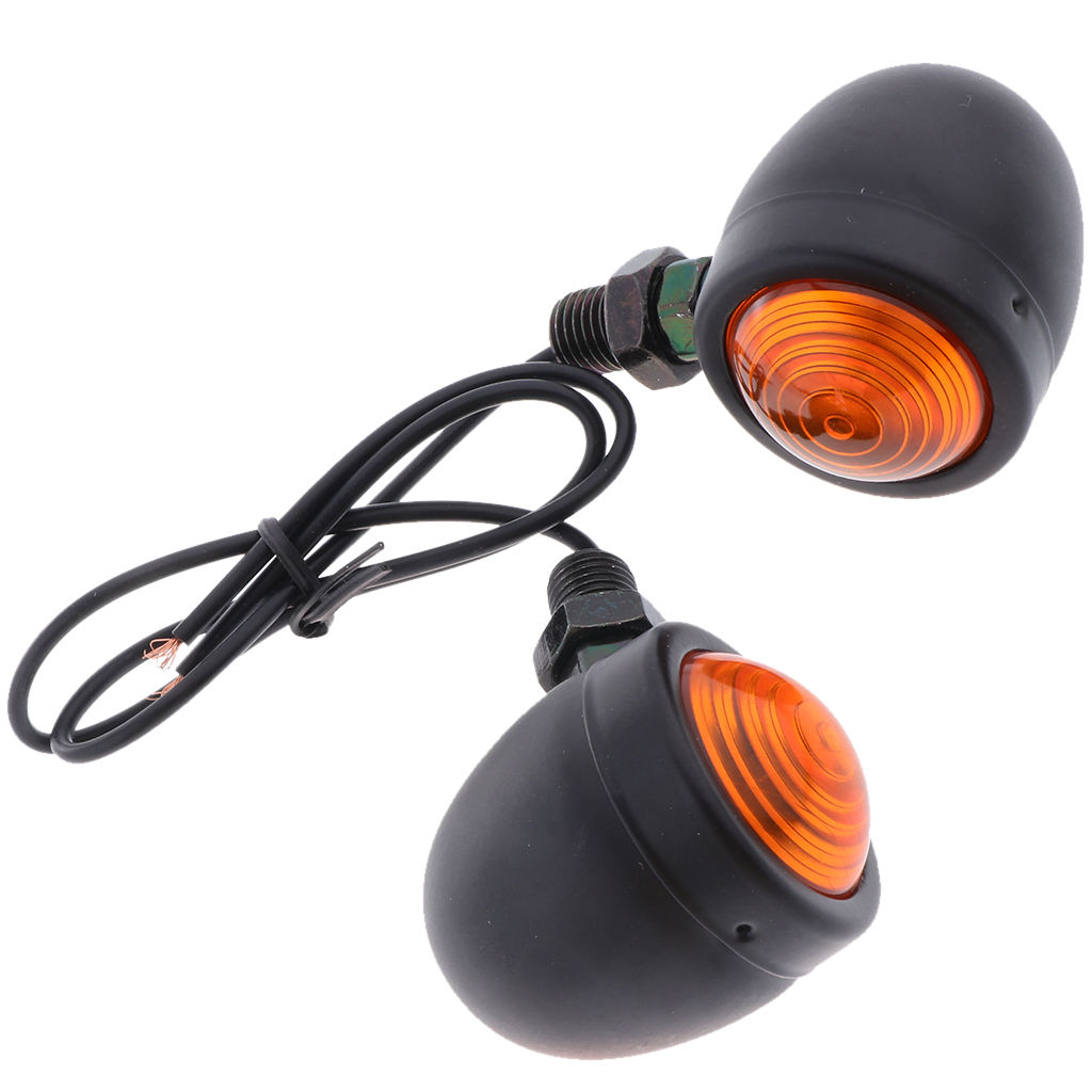 12V Motorcycle Turn Signal Light Universal For Harley Suzuki Yamaha KTM Honda Cafe Racer Light Amber Flasher Moto Accessories