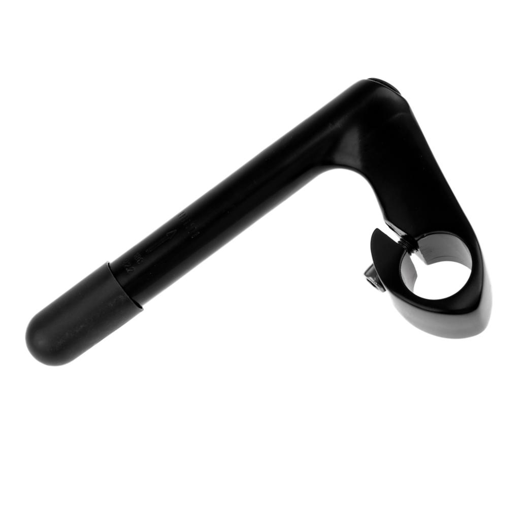 Durable Aluminum Alloy Bike Quill Stem For Fixed Gear Bike Accessory Black