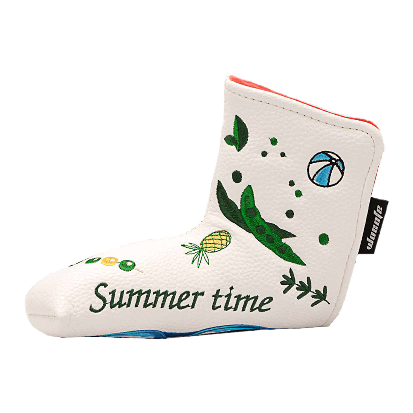 Sport Golf Putter Head Cover Magnetic Closure Summer Elements Design Golf Club Head Cover Fits All Brands