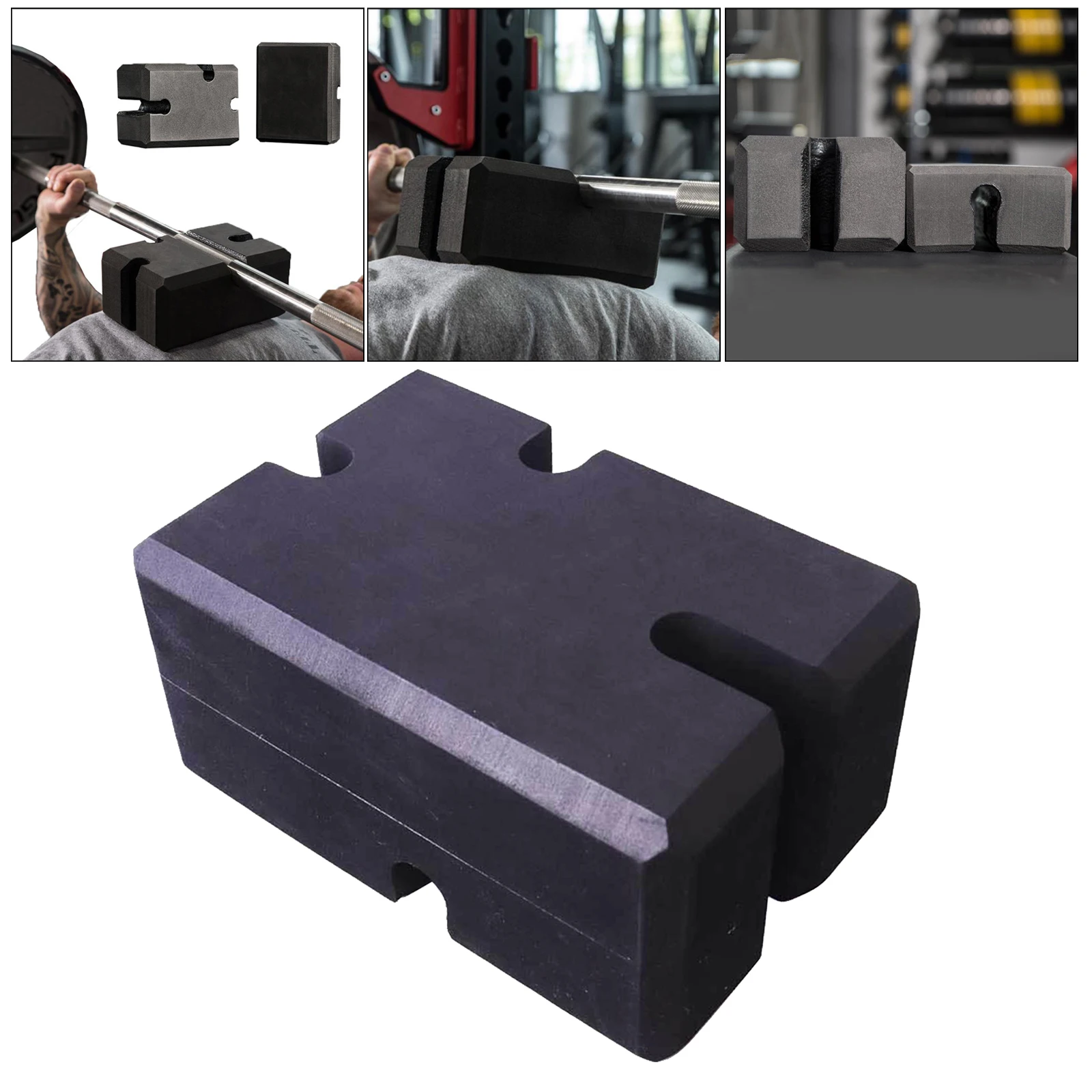 EVA Bench Press Block Bar Foam Pad Forearm Toning 4-Height Accessories