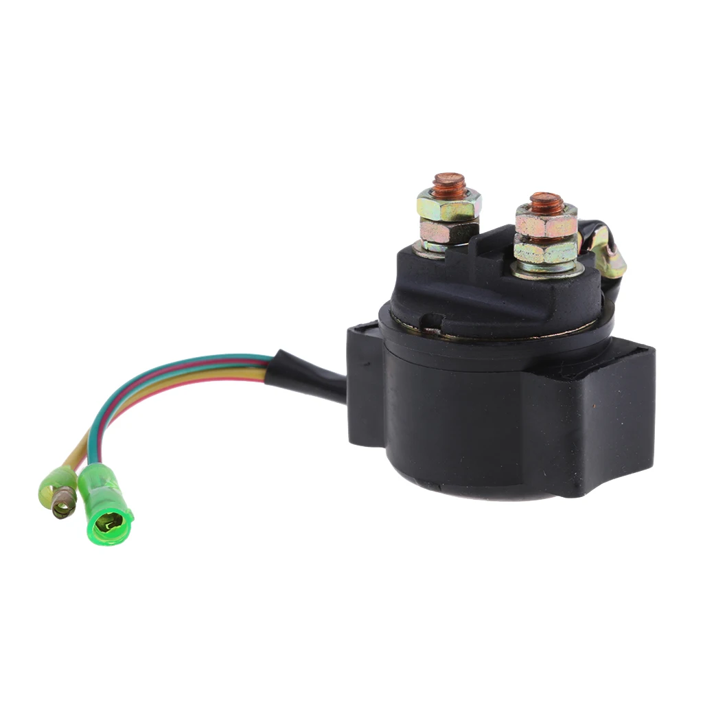 12V Black Starter Solenoid Relay For Yamaha Marine 40  Outboard Engine