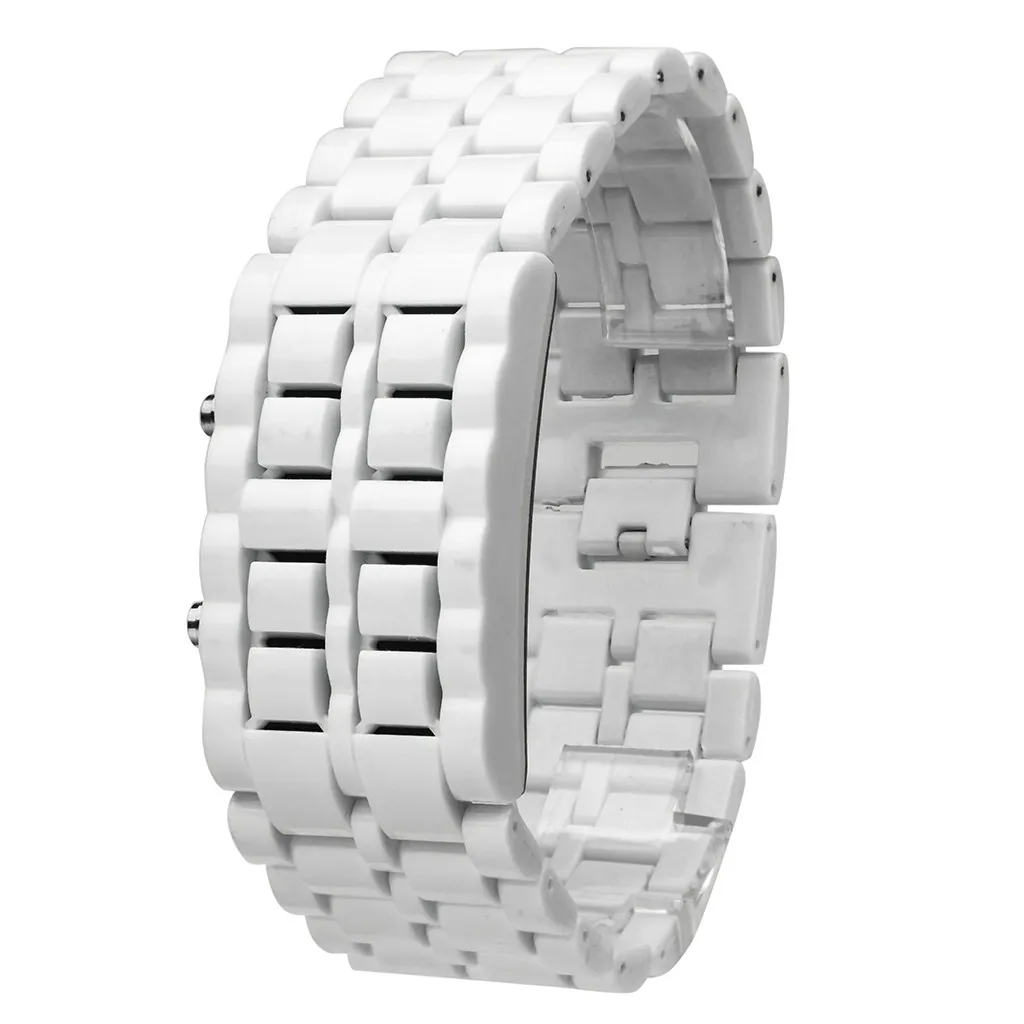 LED Lava Watches Mens Binary 2022 Plastic Bracelet Watch Led Digital Watches For Men Women Reloj Mujer שעוני נשים Наручные Часы