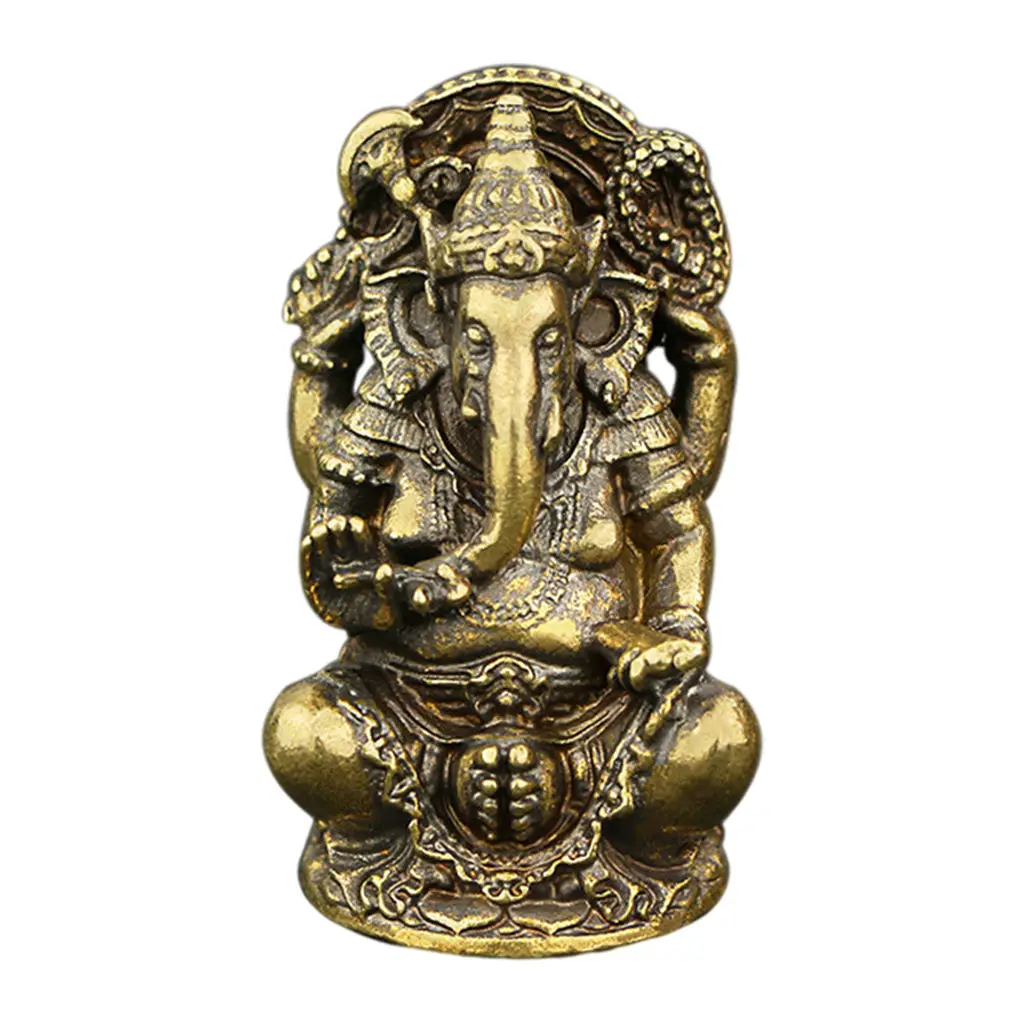 Rare Ganesha Figurine Hindu Buddha Statue Home Living Room Porch Office Table Decoration Sculpture