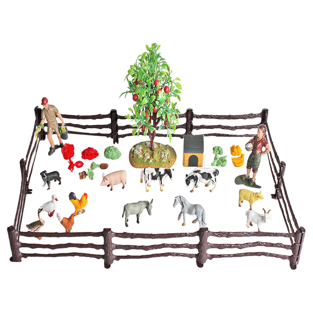 Farm Scene Poultry Display Peripheral Accessories Animals Animals Model for Sand Table