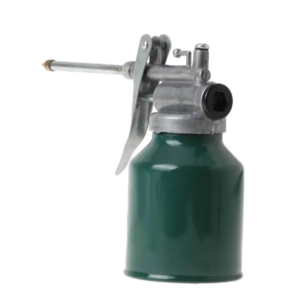 Green 250ml Vehicles Lubricants High Pressure Pump Oiler Oil Can Gun Tool