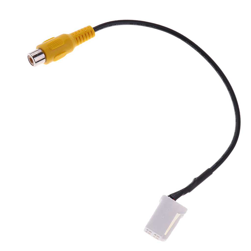 Auto Car Reverse Camera Video Wire Cable Plug Adapter for     