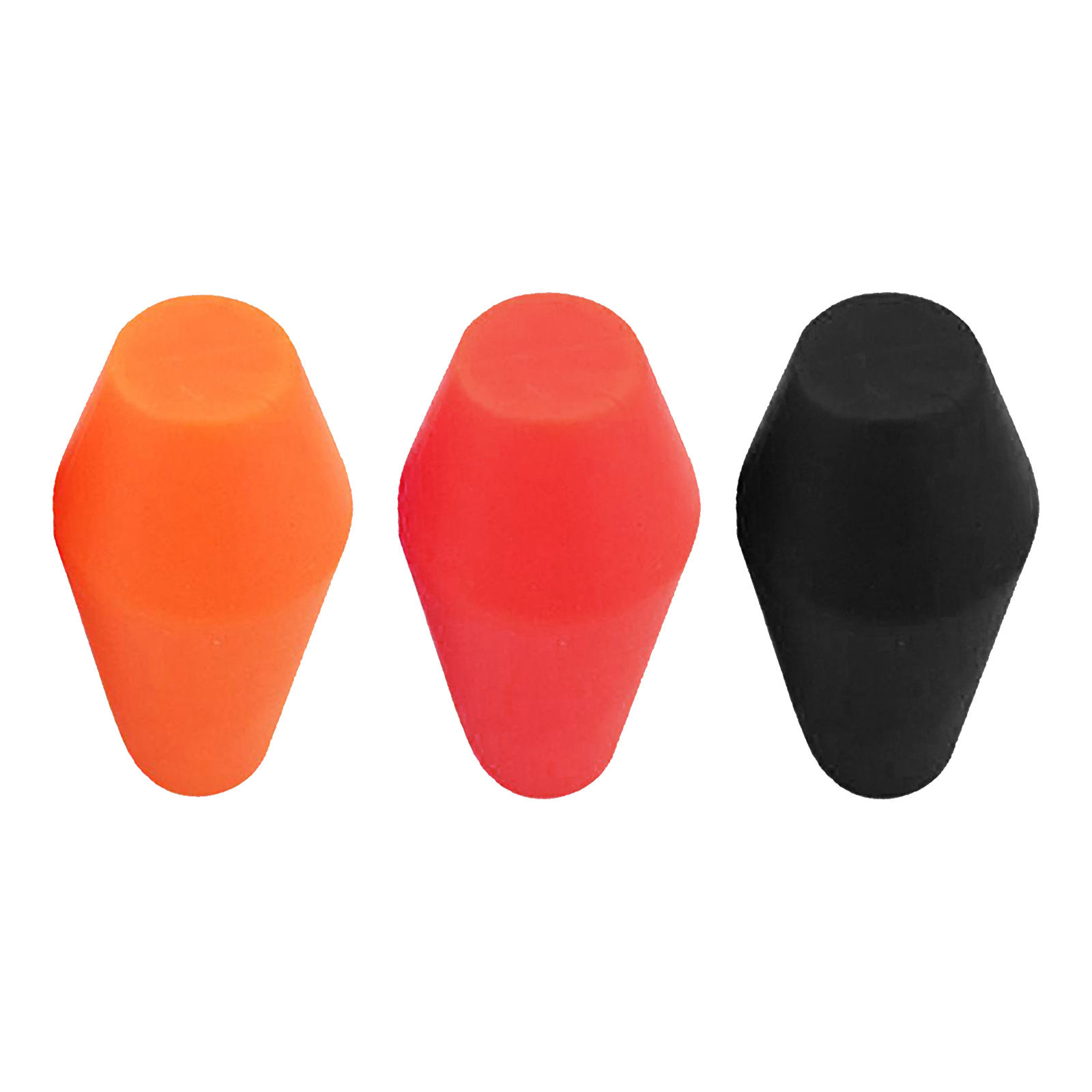 6 pieces Soft Rubber Glue on Target Arrow Tips Point Blunt Replacement for Outdoor Archery 6/8MM