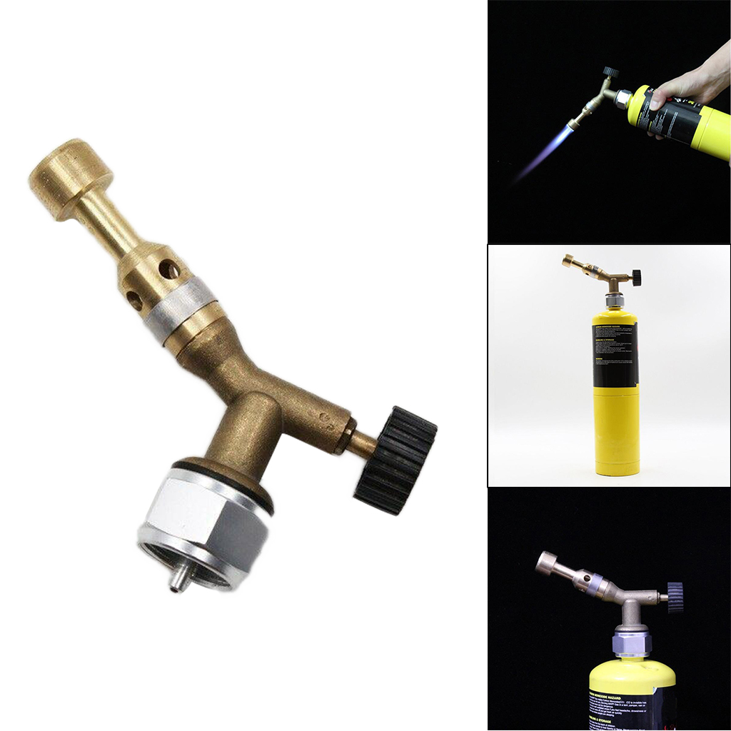 Propane Gas Torch Head for MAPP Adjustable Flame Welding Heating Solder