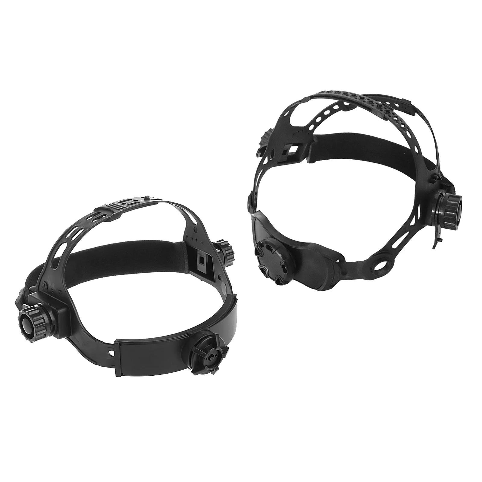 Adjustable Welding Headgear Replacement Mask Headband with Cotton Pad for Welding Helmets Auto Dark Helmet Accessory Black