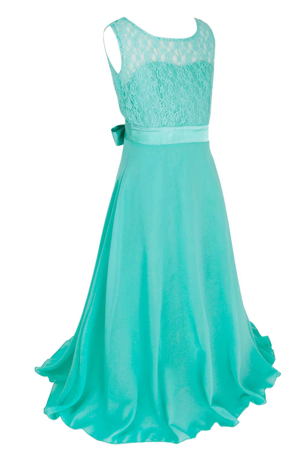 Kid Elegante Brautjungfer Blume Mädchen Kleider Für Mädchen Abend Party Hochzeit Kleid Teenager Kinder Lange Prinzessin Kleid 4-14 jahr – Detail 38