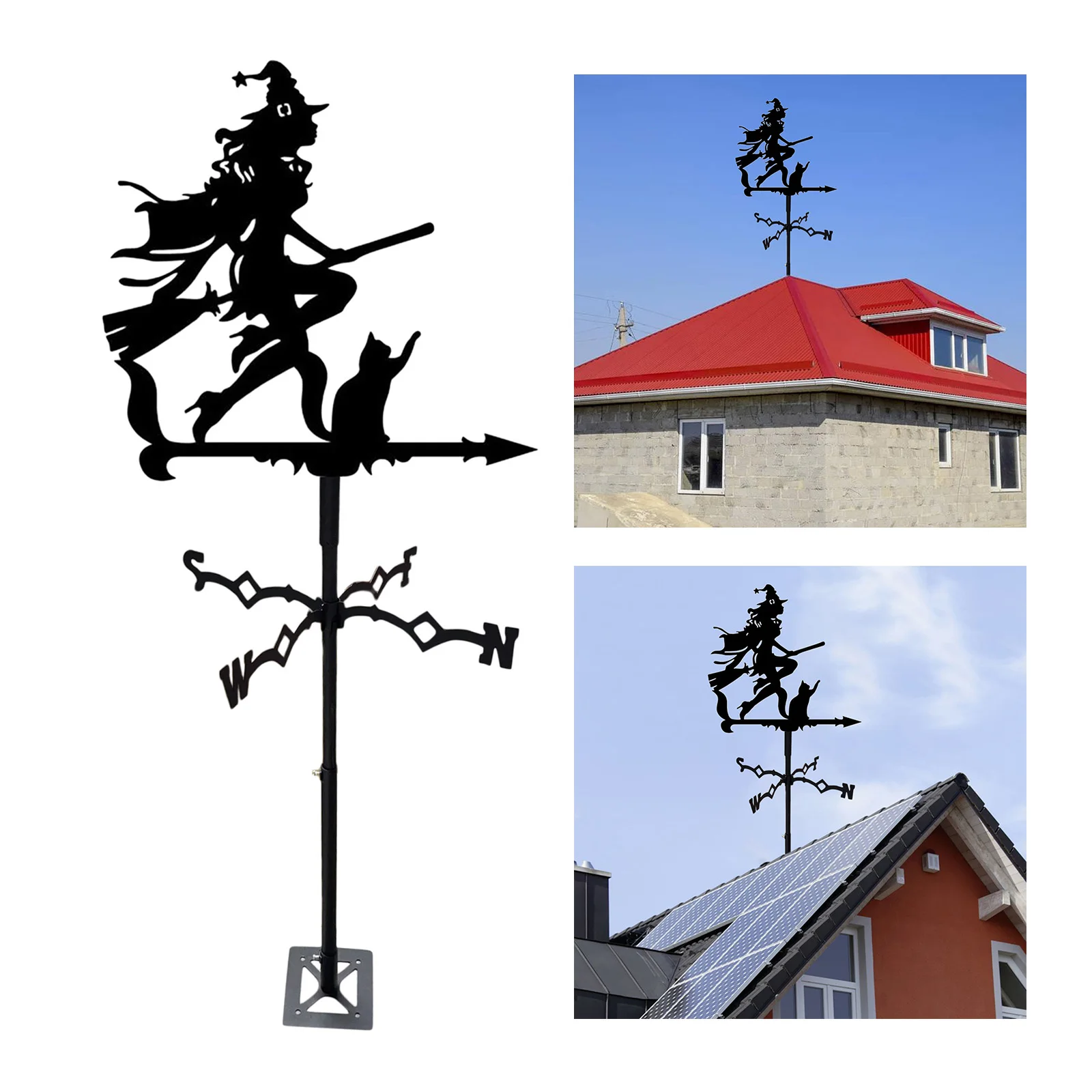 Estacas decorativas e giradores de vento