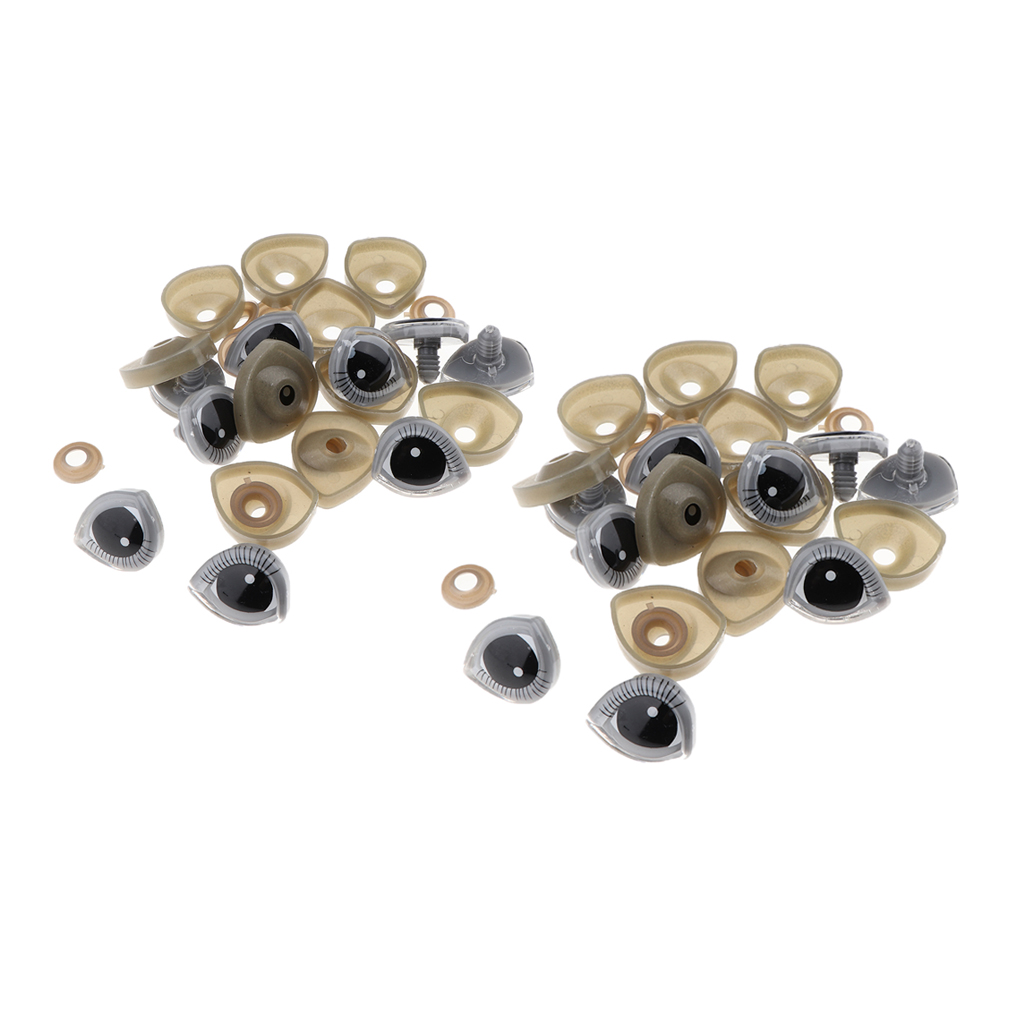 Plastic Safety Eyes DIY Accessories for Stuffed Plush Stuffed Animals Large And