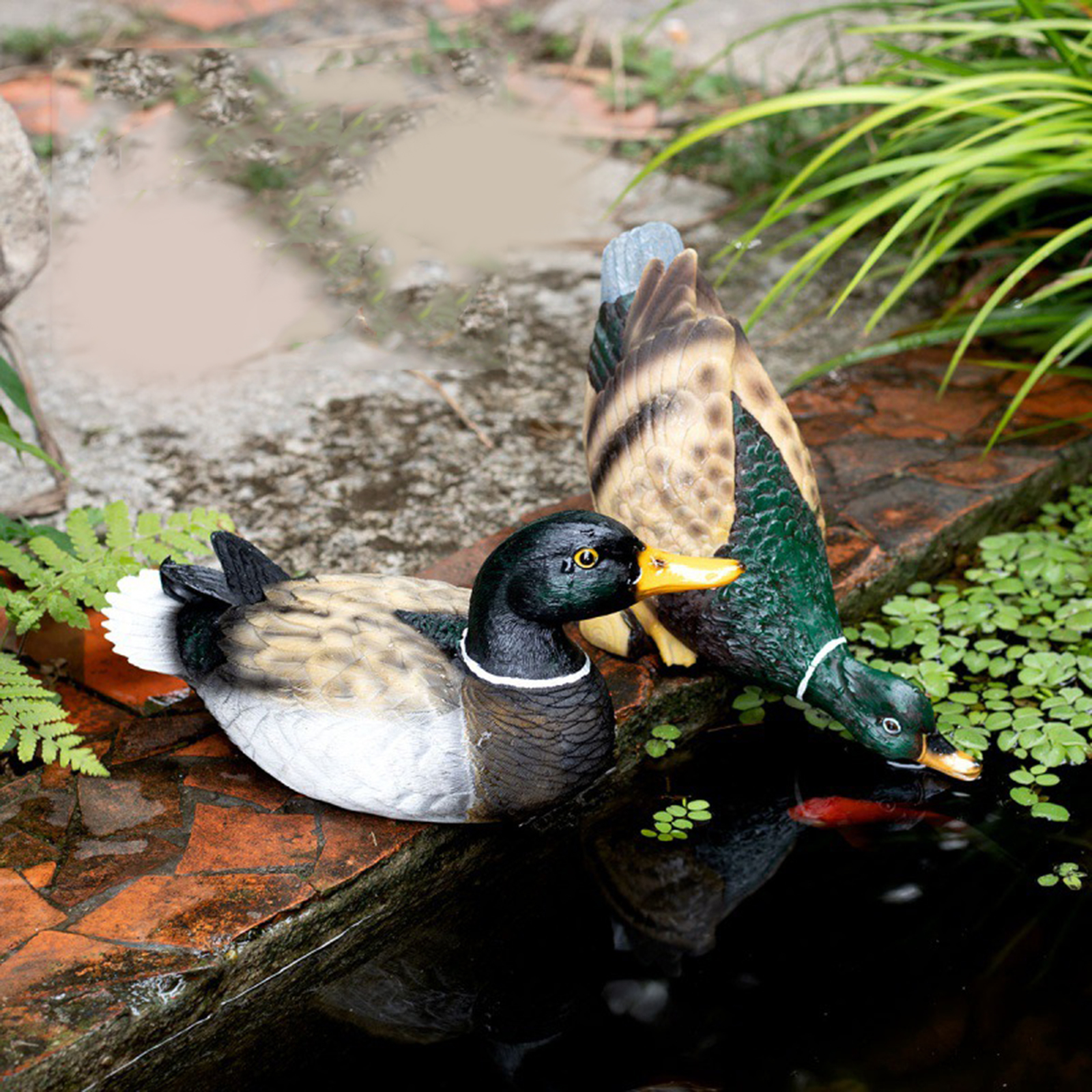 Garden Duck/Mallard Decorations | Outdoor Yard Decor for Patio, Balcony