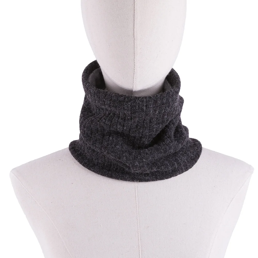 Ladies Winter Scarf Plus Velvet Thick Warm Scarf Unisex Outdoor Riding Cold-proof Neck Protection Bib Male High-quality Cotton wool scarf mens