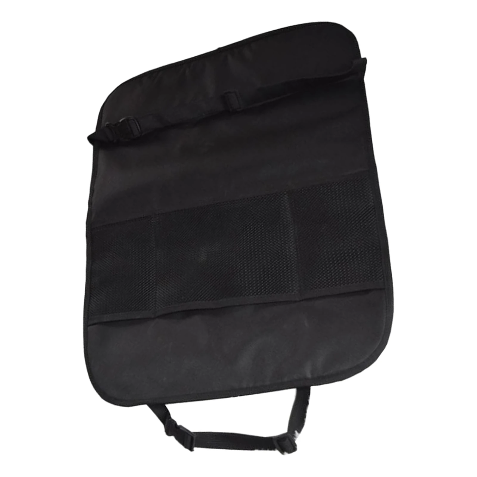 Auto Cotton Three-Layer Storage Bag Organizer Seat Back Protector Anti Kick Pad for Children