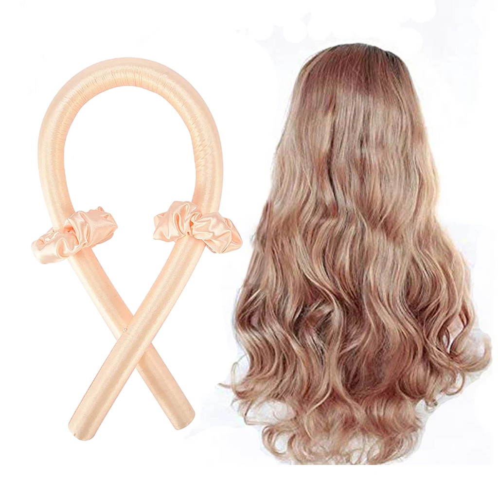 Heatless Hair Rollers Curling Rod Headband No Heat Hair Curlers Curls Silk Curling Ribbon Headband Hair Curler Styling Tools