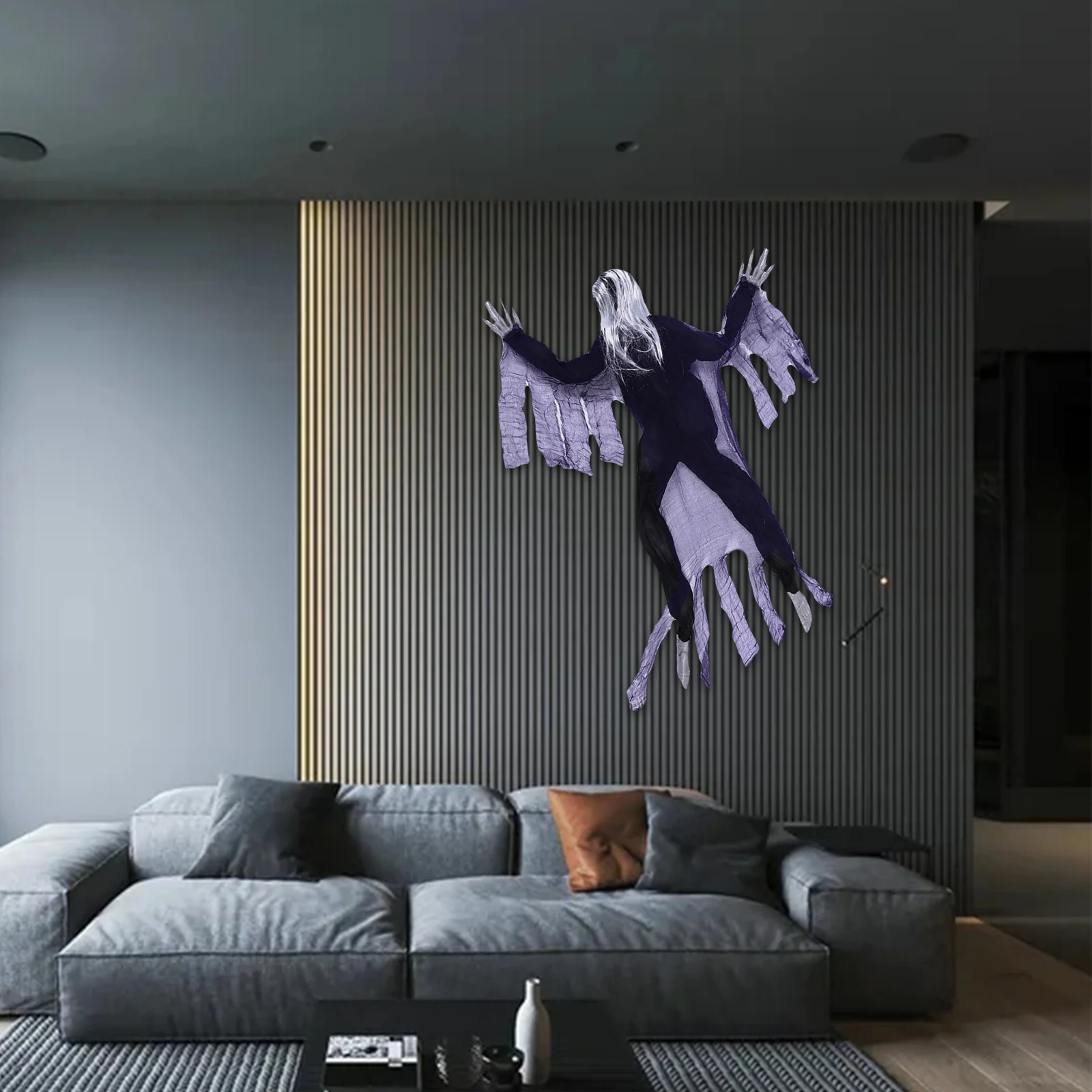 Funny Evil Halloween Haunted Wall Climbing Scary Dead Zombie      Home Outdoor Halloween Hanging Décor