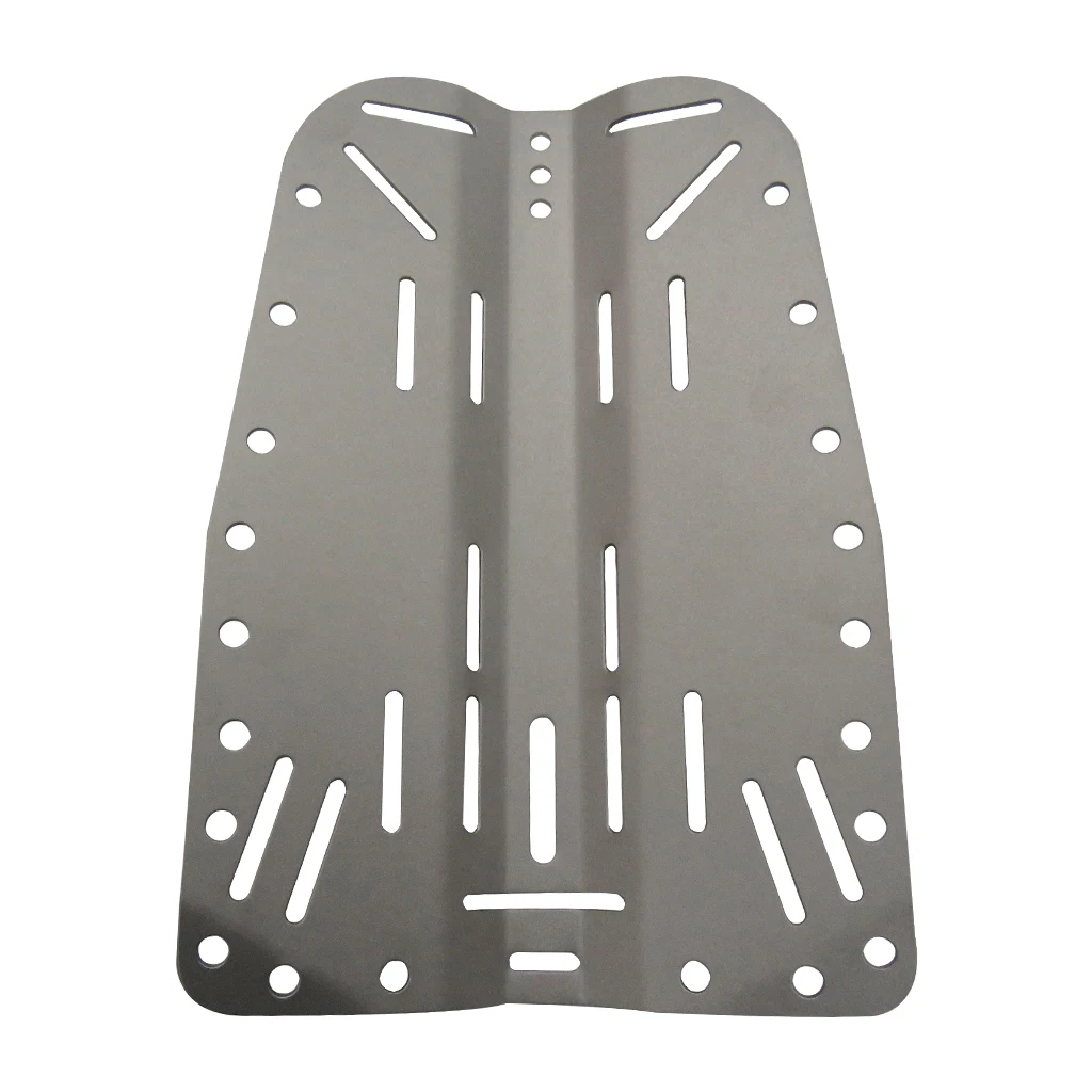 Lightweight Titanium Alloy Dive Backplate Scuba Diving BCD Harness Back Plate Scuba Diving Back Plate for Water Sports