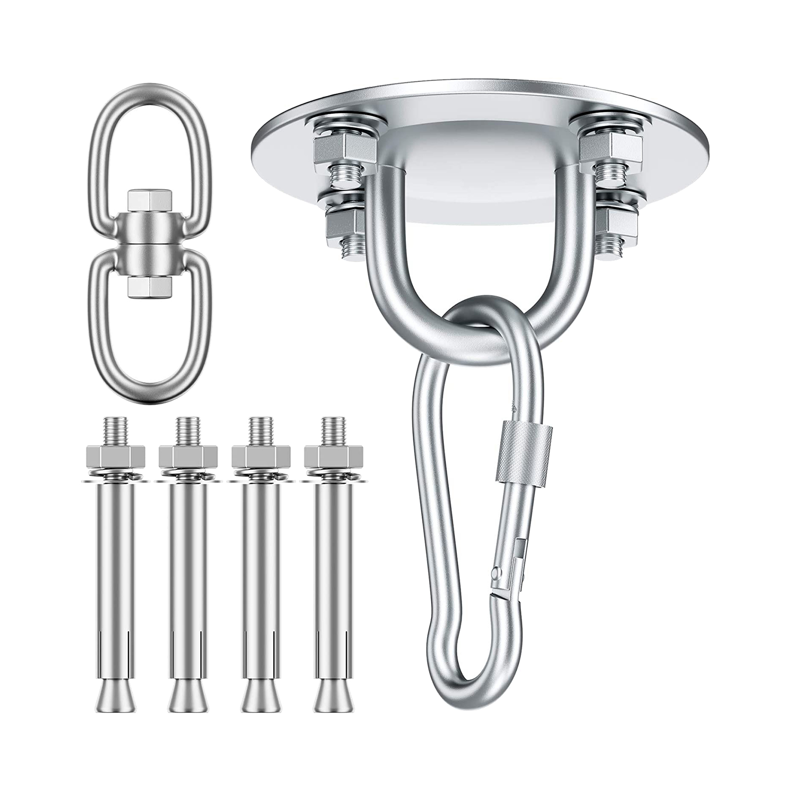 Ceiling Hook Hanging Chair 360 ° Swing Hook, Stainless Steel Bracket Ceiling Bracket Up To 500KG For Mounting Ceiling Mounting