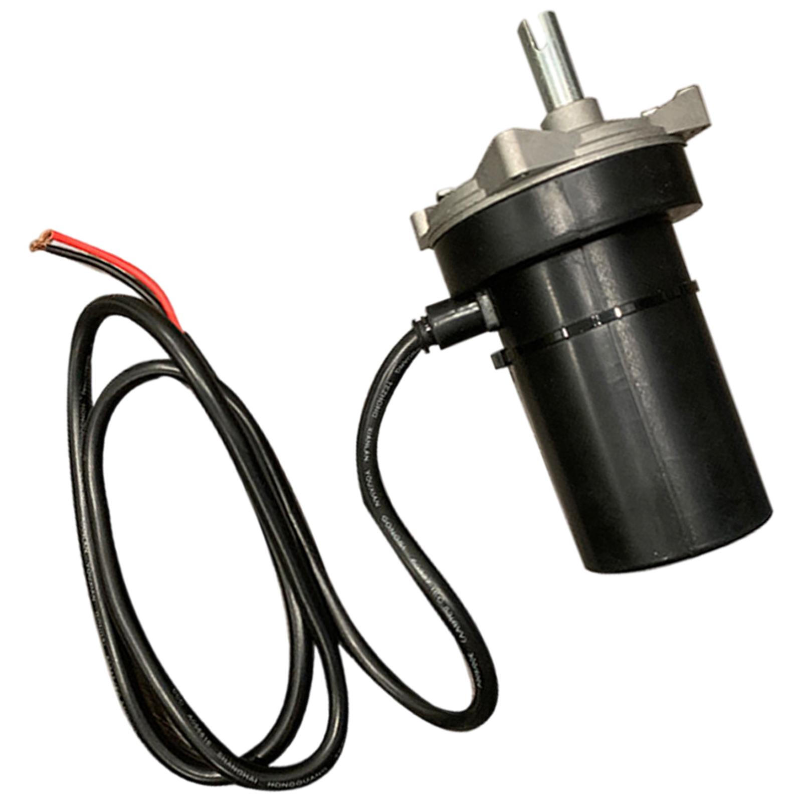 RV Electric Rear Stabilizer Jack Motor/ Auto Black Accessories 138445 Replacement/ Fit for High Speed Power Stabilizer Models