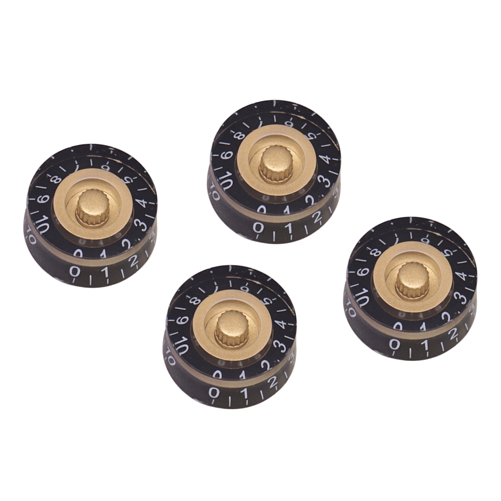 Set of 4 Plastic Guitar Speed Control Knob Replace for  Broken Parts Accs