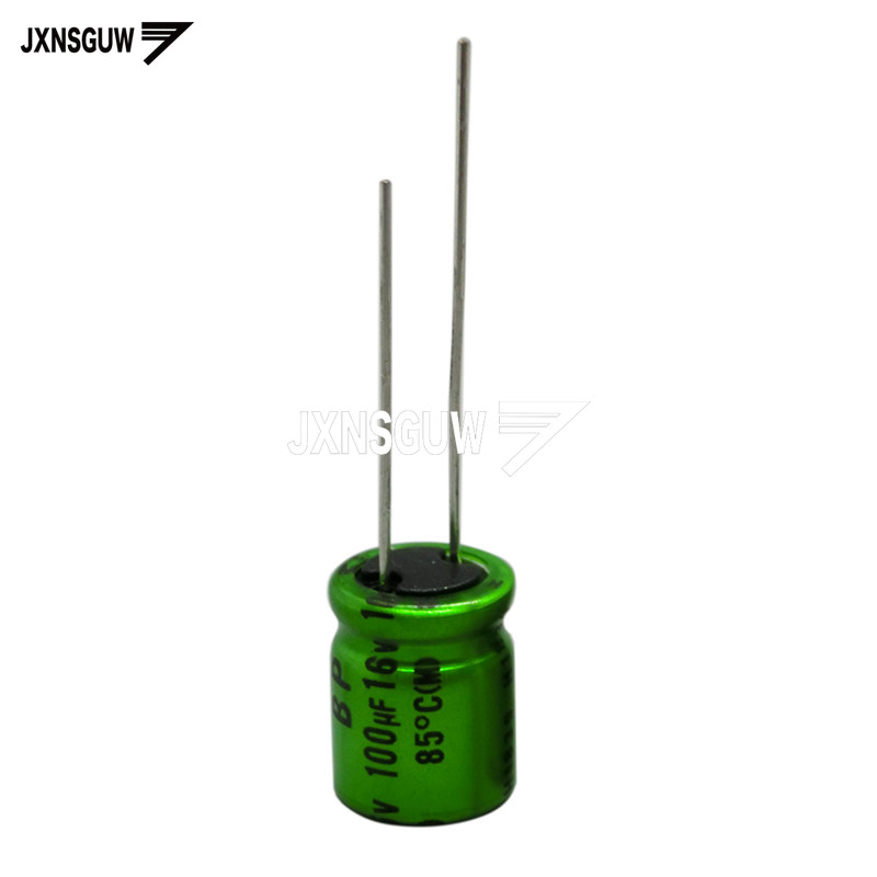 verde não polar 100uf 16v capacitor eletrolítico de áudio es 100uf 16v MUSE-BP