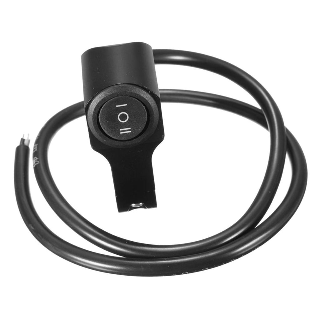 Motorcycle Handlebar Grip Headlight Spot Fog Light Indicator On Off Switch