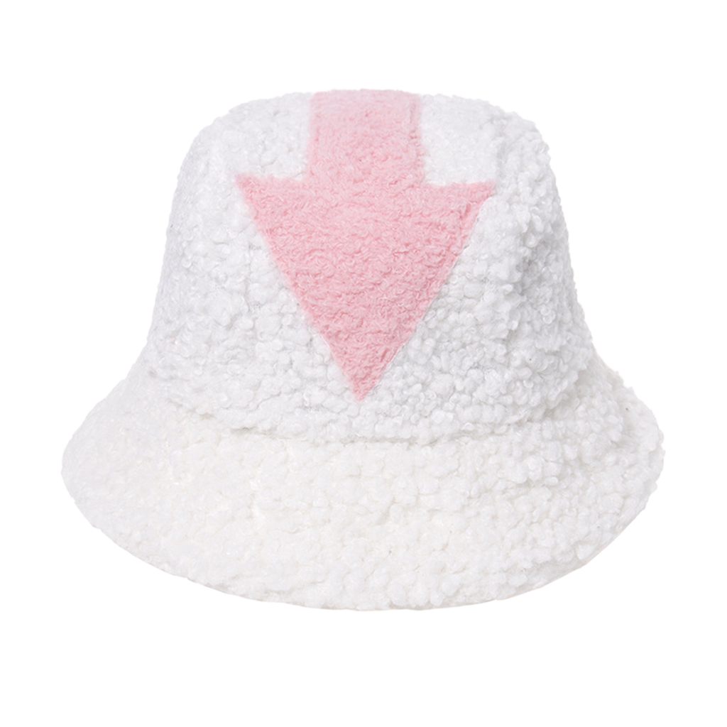 Classy Lambs Wool Bucket Hat Fisherman Hat for Girls Winter Travel Sports Gardening