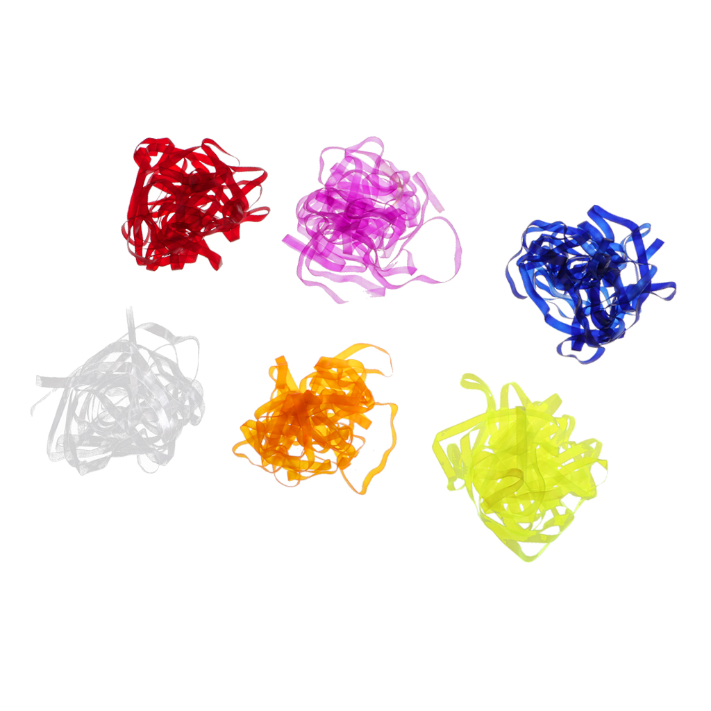 6Pcs 3MM Width Elastic Scud Back/Nymph Stretch Sink Skin for - Fly Tying