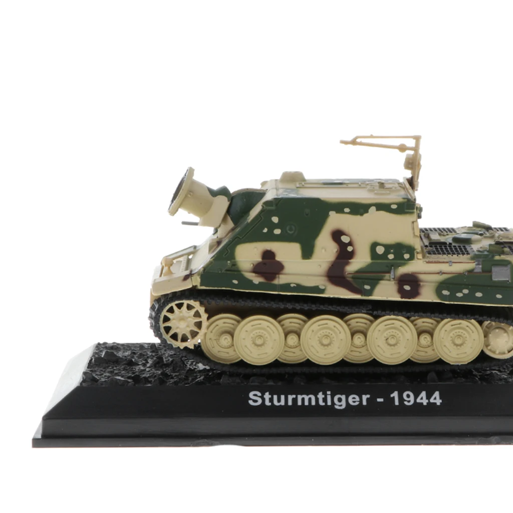 1/72th WWII German Sturmtiger-1944 Tank Army Model Playset Collectibles Home Ornament