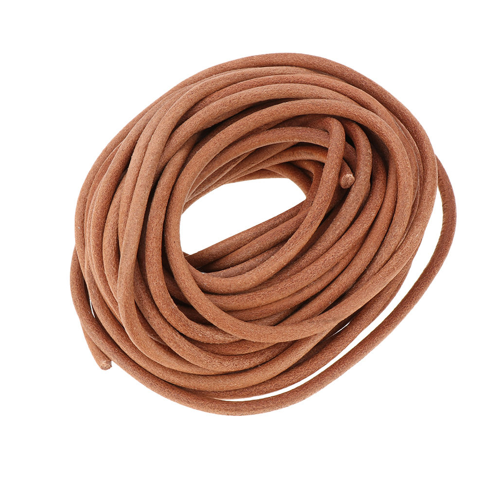 10m Round Leather Cord for Jewelry Making 5mm Diameter DIY Jewelry Cord Faux Suede Leather Cord Leather Rope Leather String