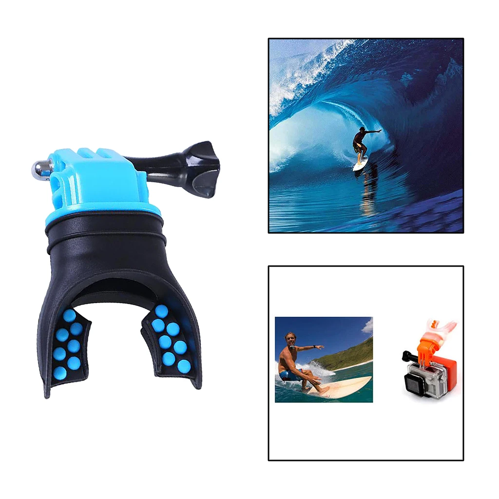 Surfing Underwater Camera Teeth Braces Holder Mouth Mount Water Sport Gear for GoPro 7 8 6 5 Surfing Diving Shoot Access