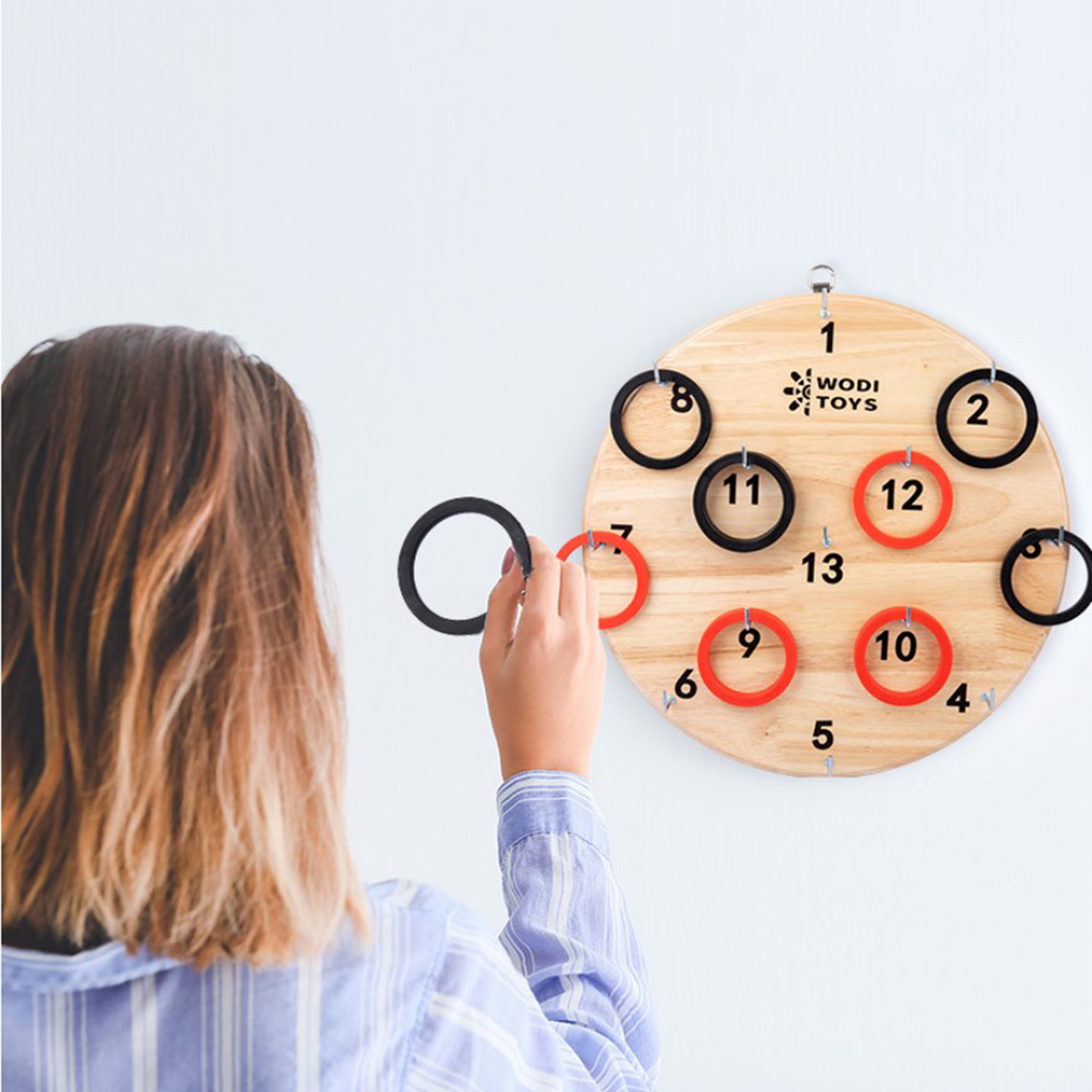Kids Audlts Creative Ring Toss Game Party Yard Games Throwing Game Set