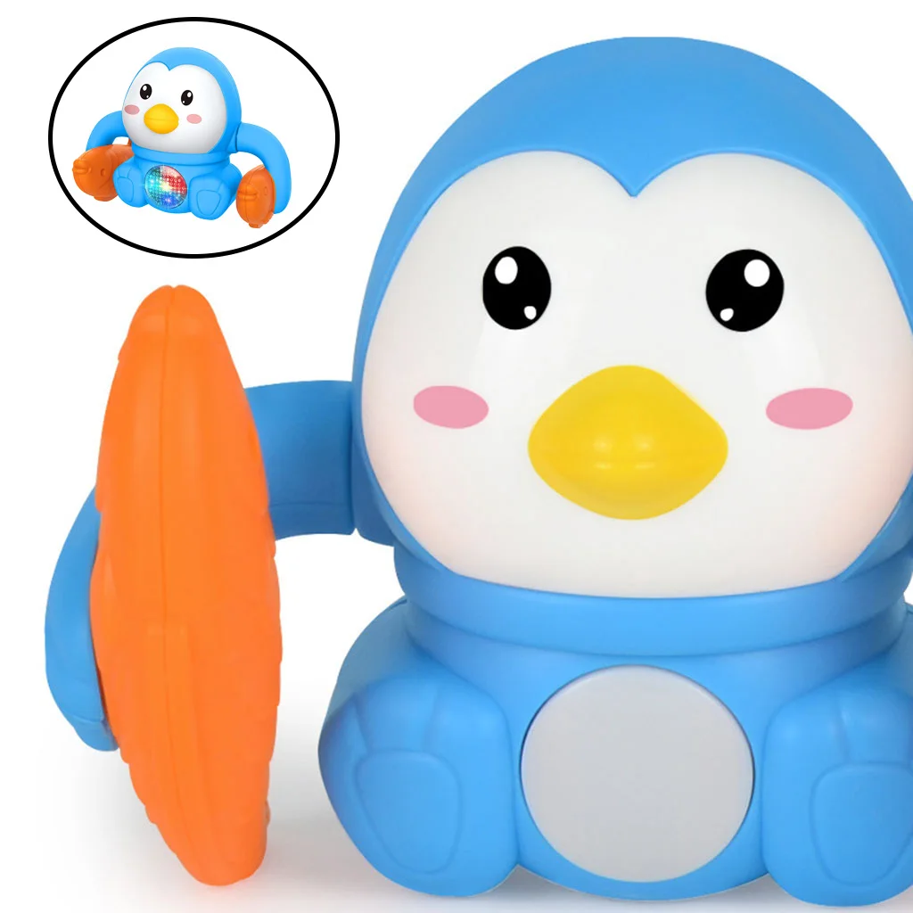 Electric Flipping Rolling Duck Toy, Music Kids Educational Toys