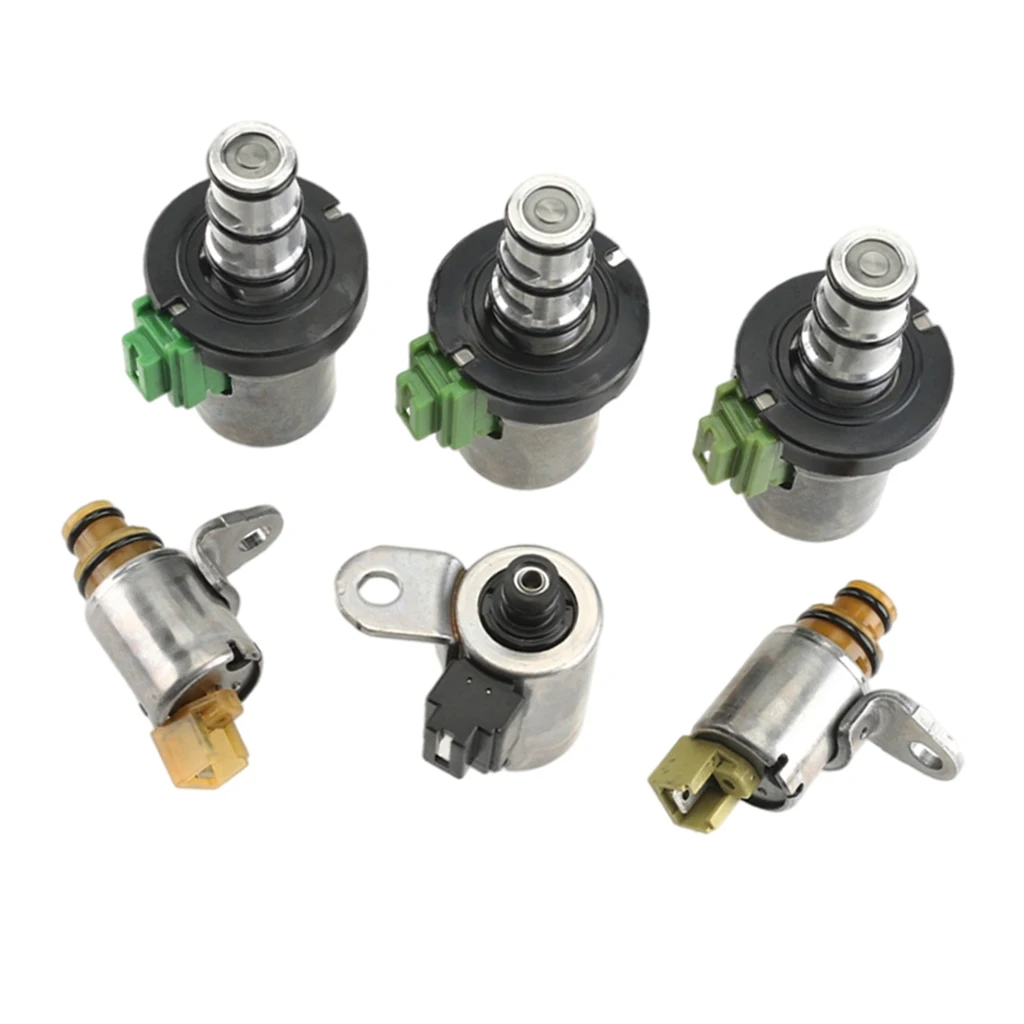 Transmission Solenoid Kit Replacement 6-Pack Supplies for Mazda 2 3 5 6 CX7 MPV FN4A-El 4F27E