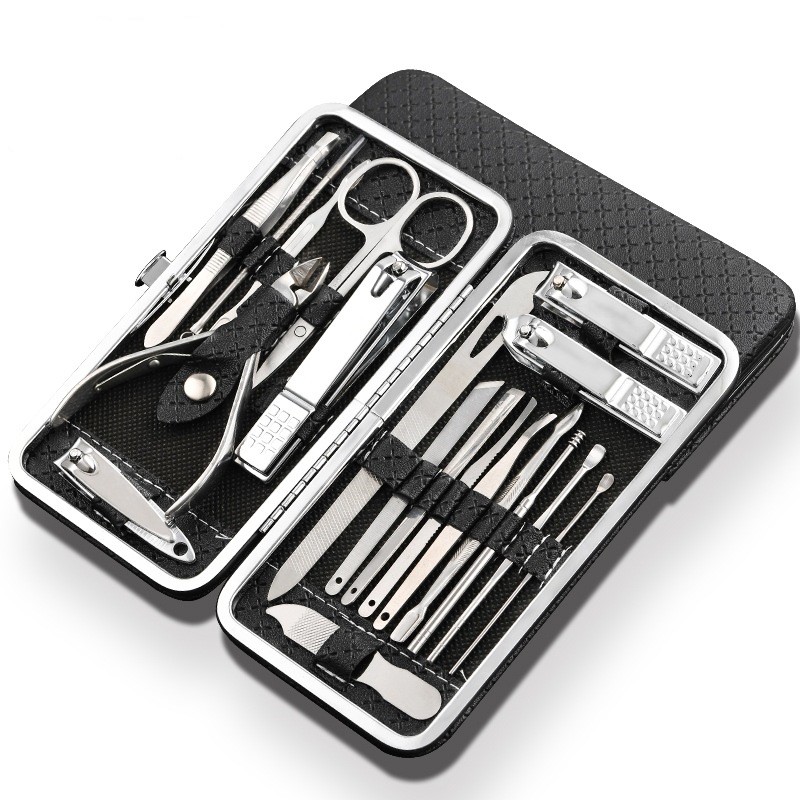 Best of Qmake 19 In 1 Stainless Steel Manicure Set Professional Nail Clipper Kit Of Pedicure Tools Ingrown ToeNail Trimmer Reviews & Tips