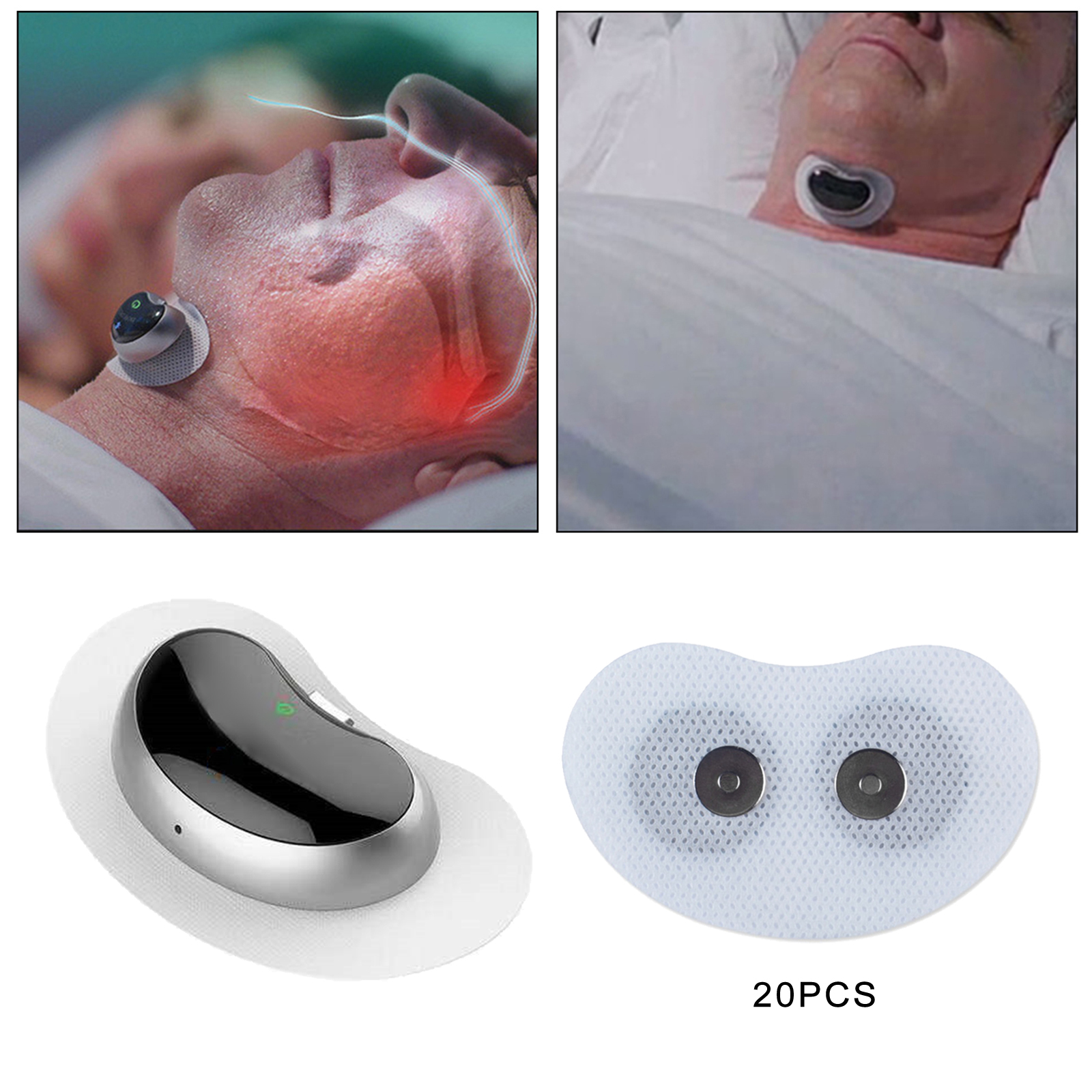 Throat Snore Stopper Anti Snoring Device Snore Stopper Comfortable for Women Men
